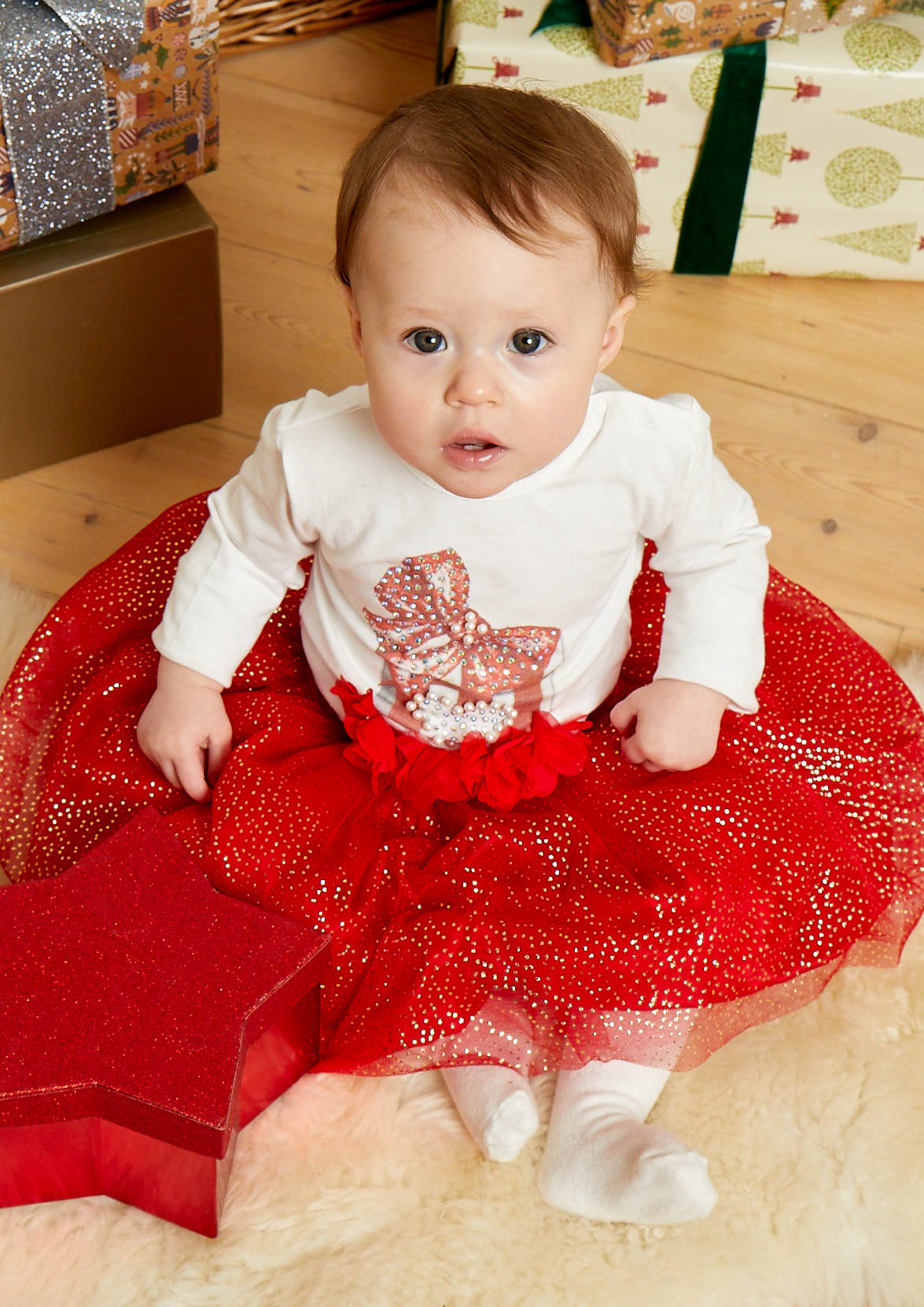 Infant red shop tutu skirt