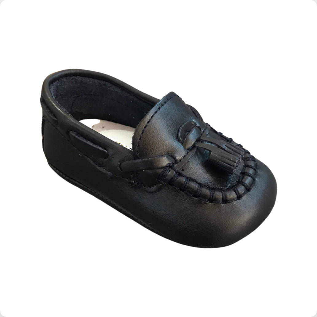 Baby boy cheap black moccasins