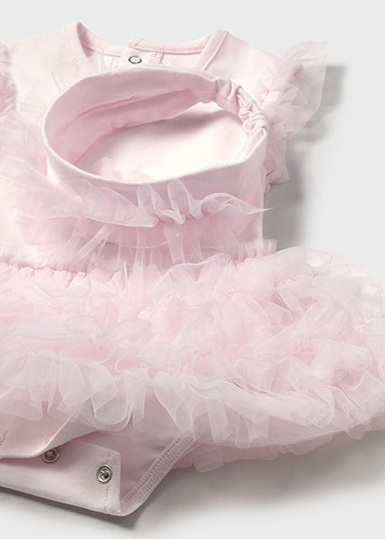 Mayoral Baby Girl Pink Tutu Dress Set