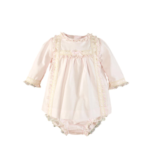 Miranda Baby Girl Pink Dress & Pants