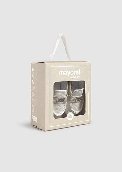 Mayoral Baby Boy Ivory & Beige Loafers