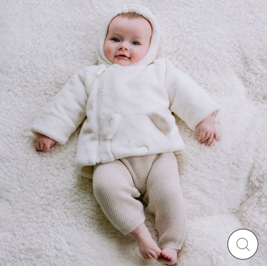 Emile et Rose Axel Ivory Baby Jacket