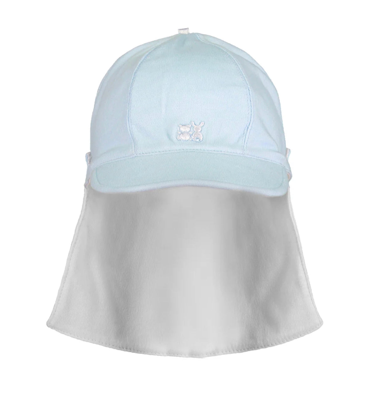 Emile et Rose Baby Boy Blue Cotton Sunhat