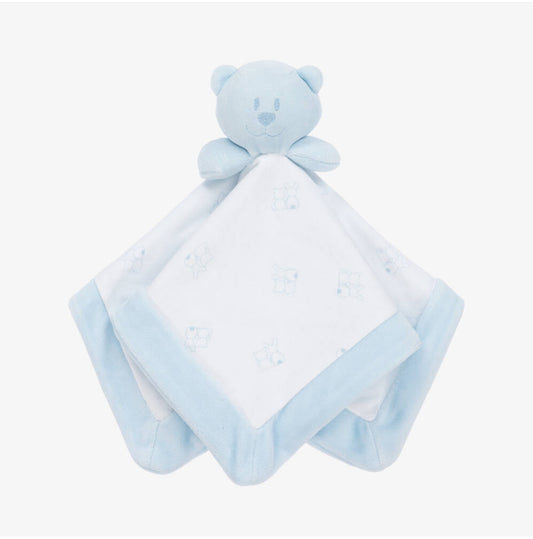 Emile et Rose Blue Bear Baby Comforter