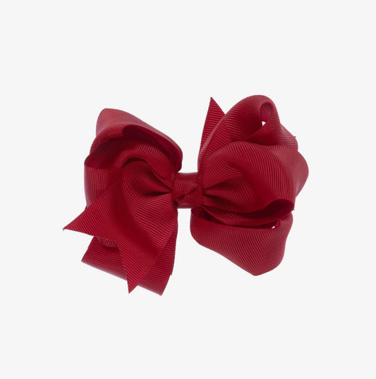 Abel & Lula Girls Red Bow Hair Clip