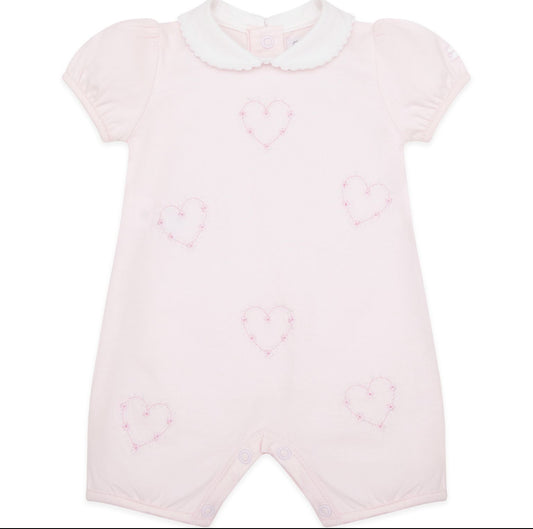 Emile et Rose Jody Baby Girl Pink Romper