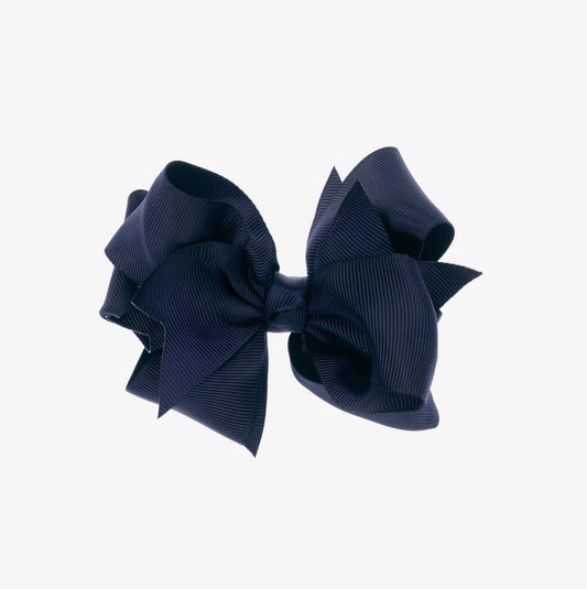 Abel & Lula Girls Navy Bow Hair Clip