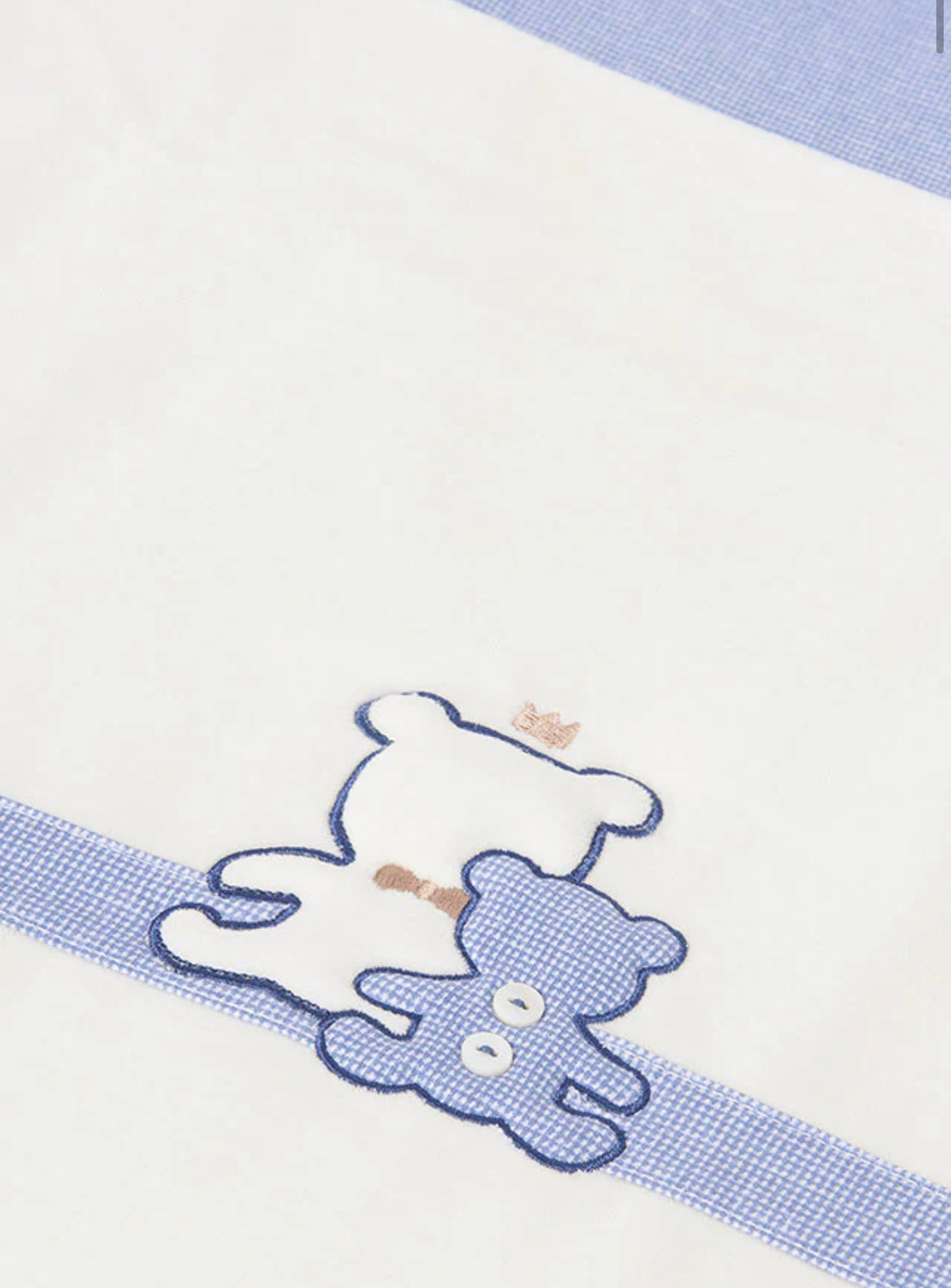 Mayoral Blue & Cream Baby Blanket