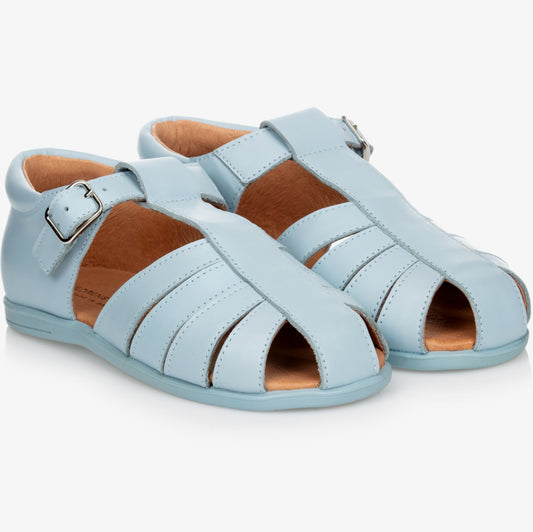 TNY Boys Blue Leather Sandals