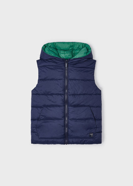 Mayoral Boys Blue Reversible Gilet