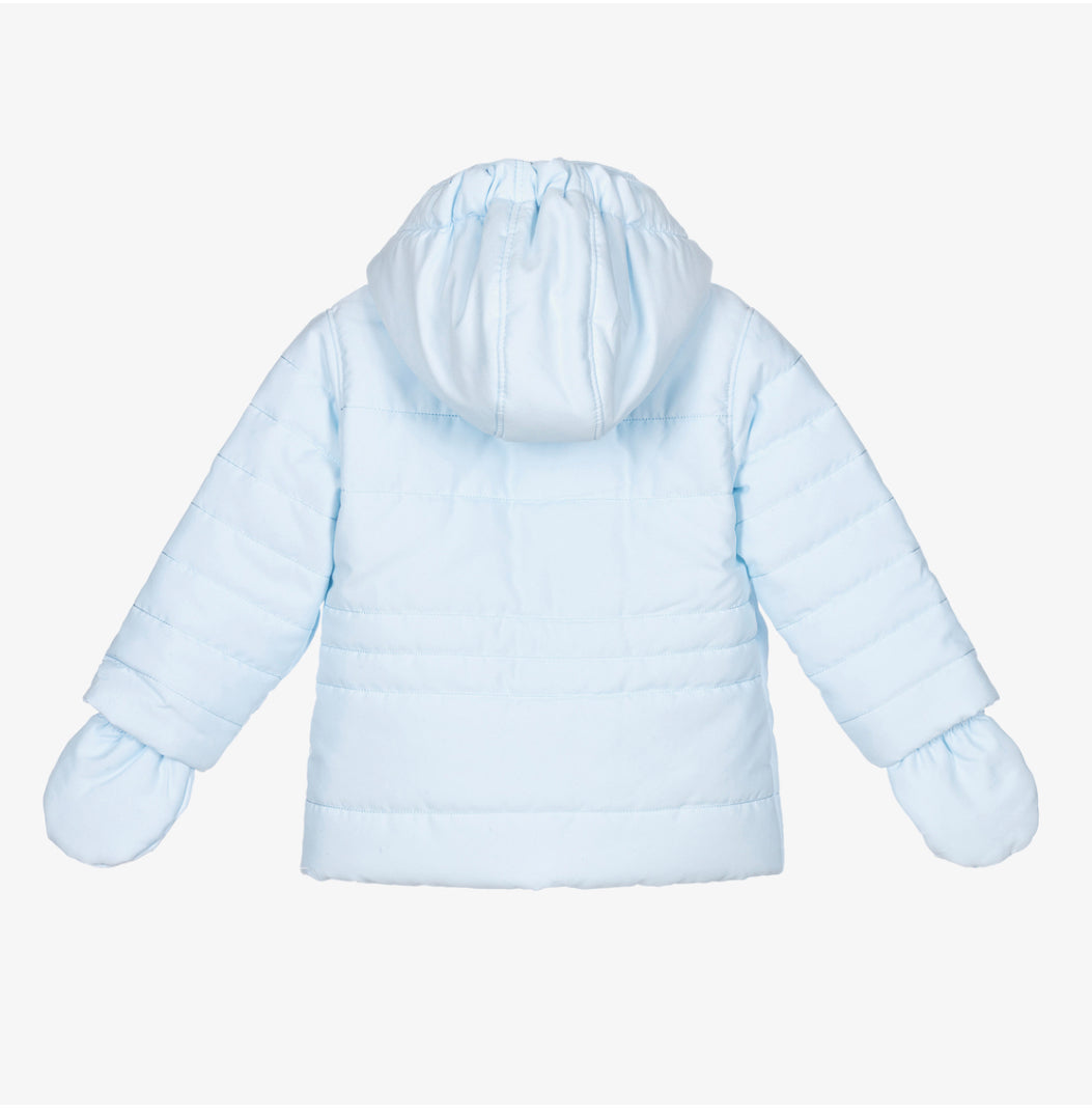 Pale blue clearance baby coat