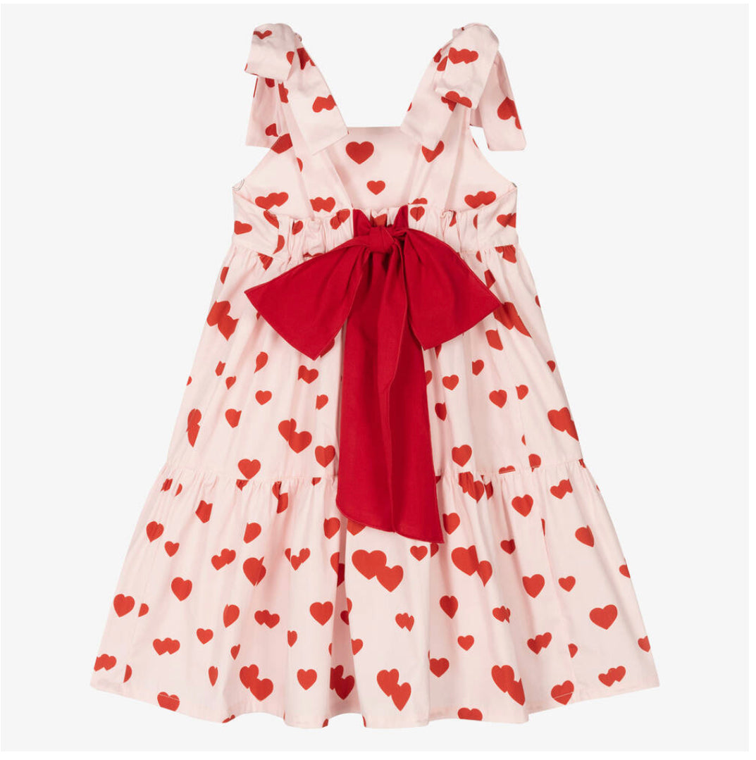 Girls red hotsell cotton dress