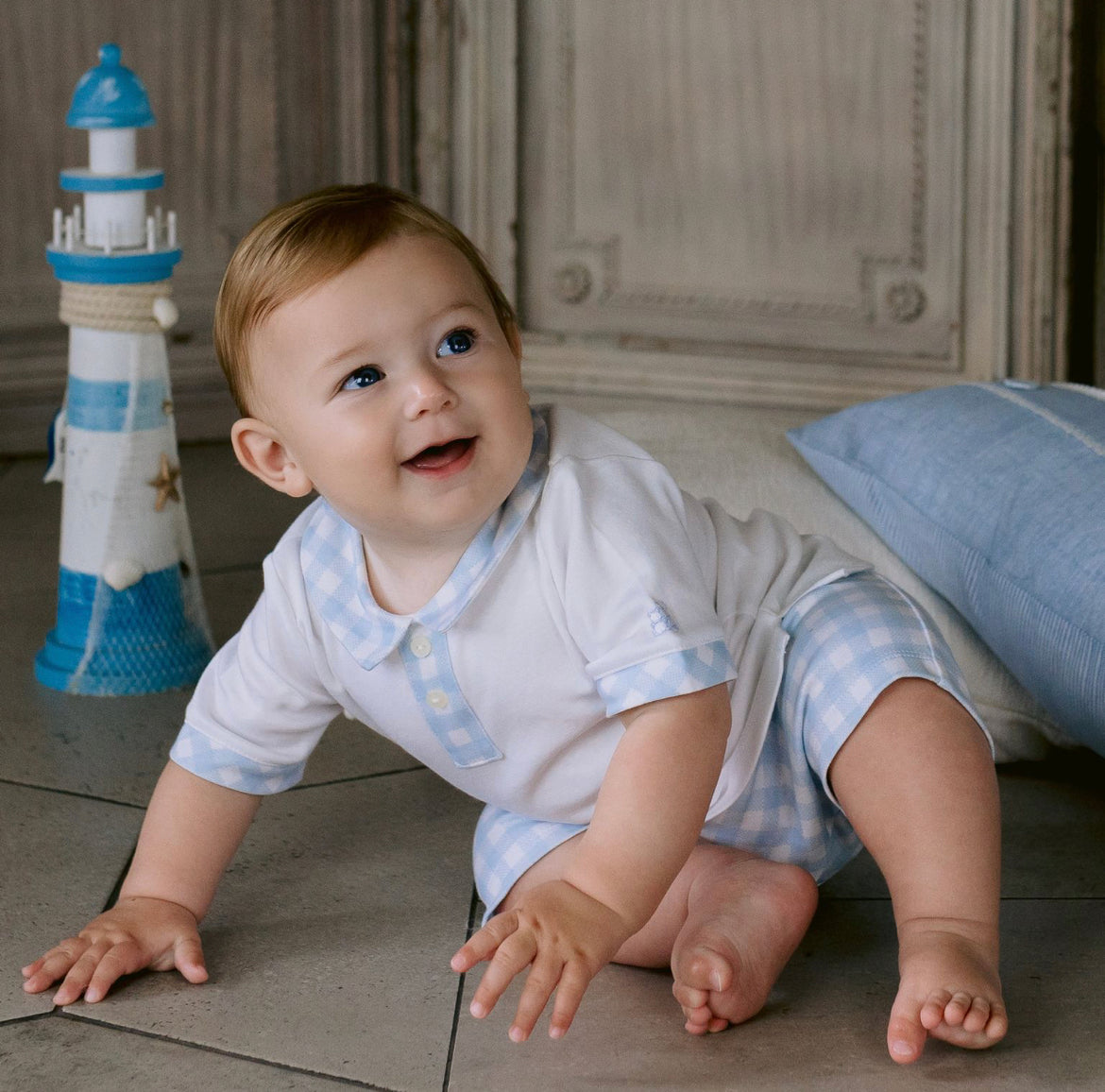 Baby boy blue sales shorts