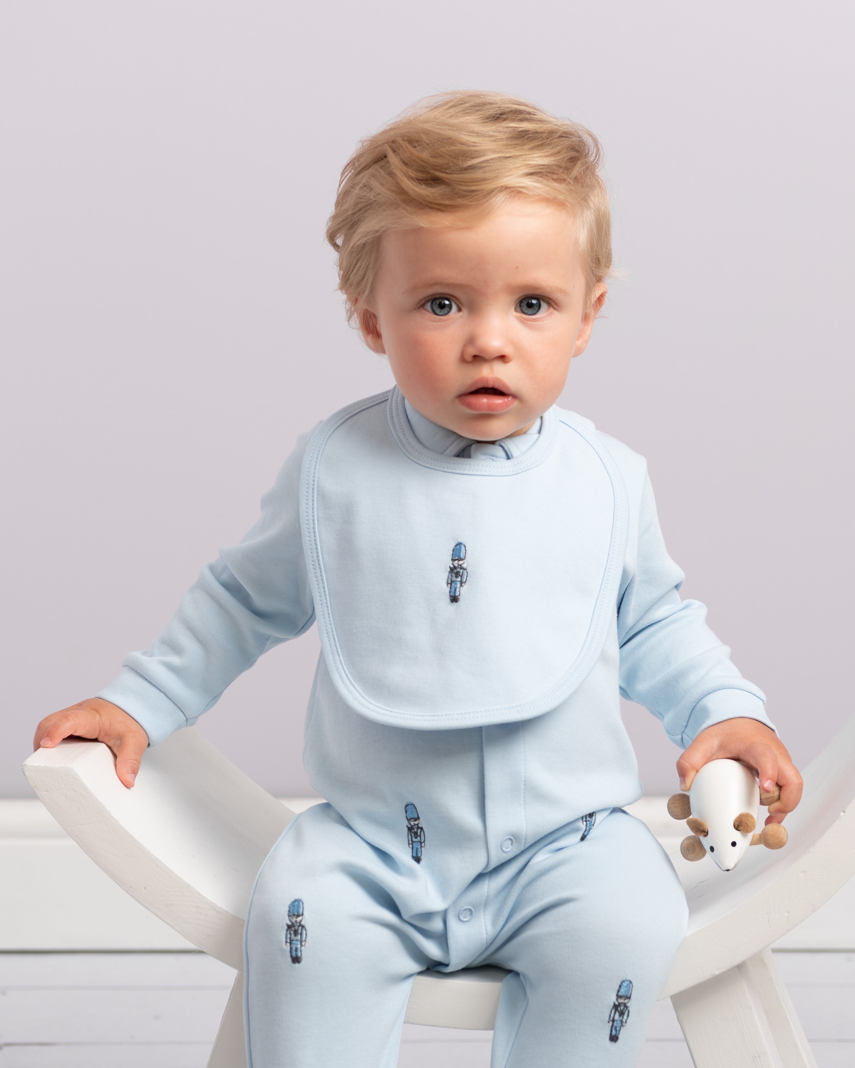 Caramelo Kids Baby Boy Blue Babygrow & Bib Set – Little Darlings Closet